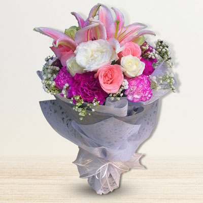 BOUQUET DI FIORI MISTI PER REGALO DI ANNIVERSARIO